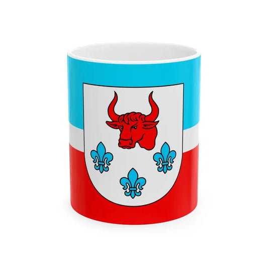 POL gmina Turek flag (Poland) White Coffee Mug 11oz - Go Mug Yourself