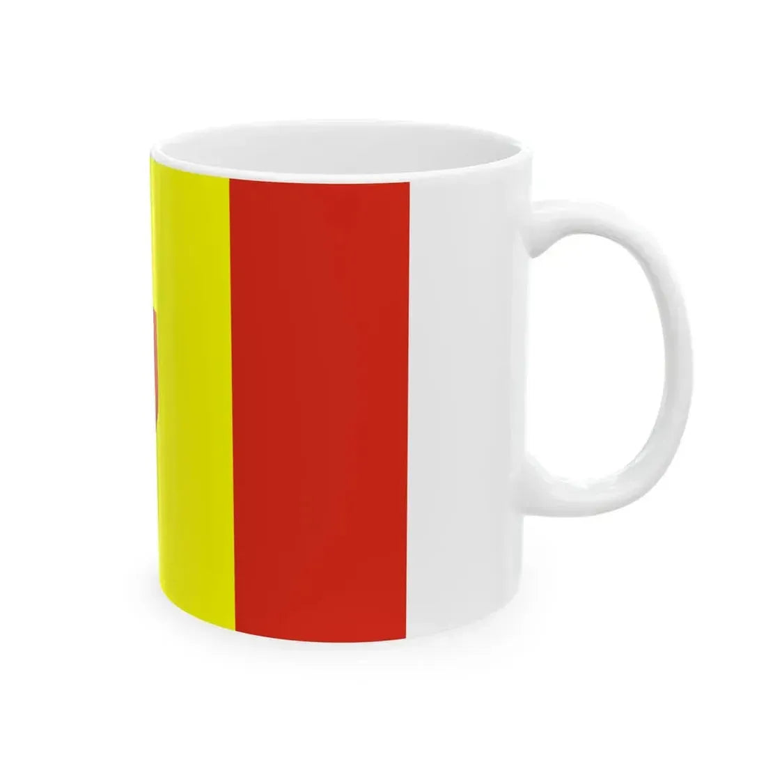 POL gmina Turosn Koscielna flag (Poland) White Coffee Mug - Go Mug Yourself