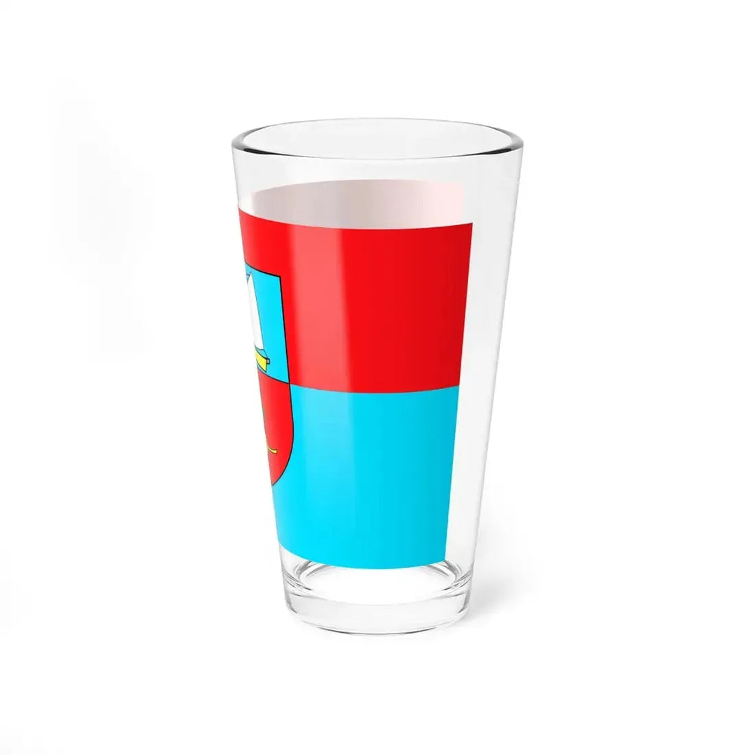 POL gmina Ustka flag (Poland) Pint Glass 16oz - Go Mug Yourself