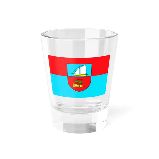 POL gmina Ustka flag (Poland) Shot Glass 1.5oz 1.5oz - Go Mug Yourself