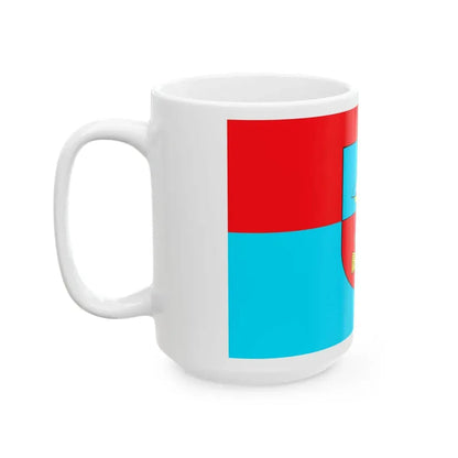 POL gmina Ustka flag (Poland) White Coffee Mug - Go Mug Yourself
