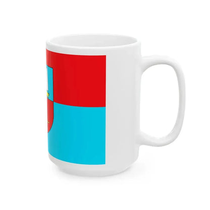 POL gmina Ustka flag (Poland) White Coffee Mug - Go Mug Yourself