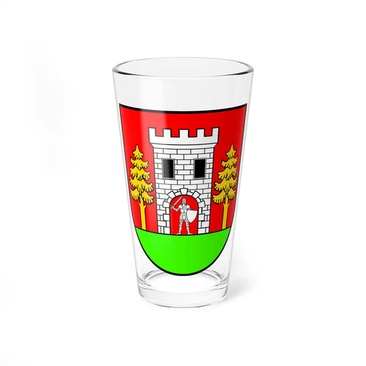 POL gmina Wielbark COA (Poland) (Coat of Arms) Pint Glass 16oz 16oz - Go Mug Yourself