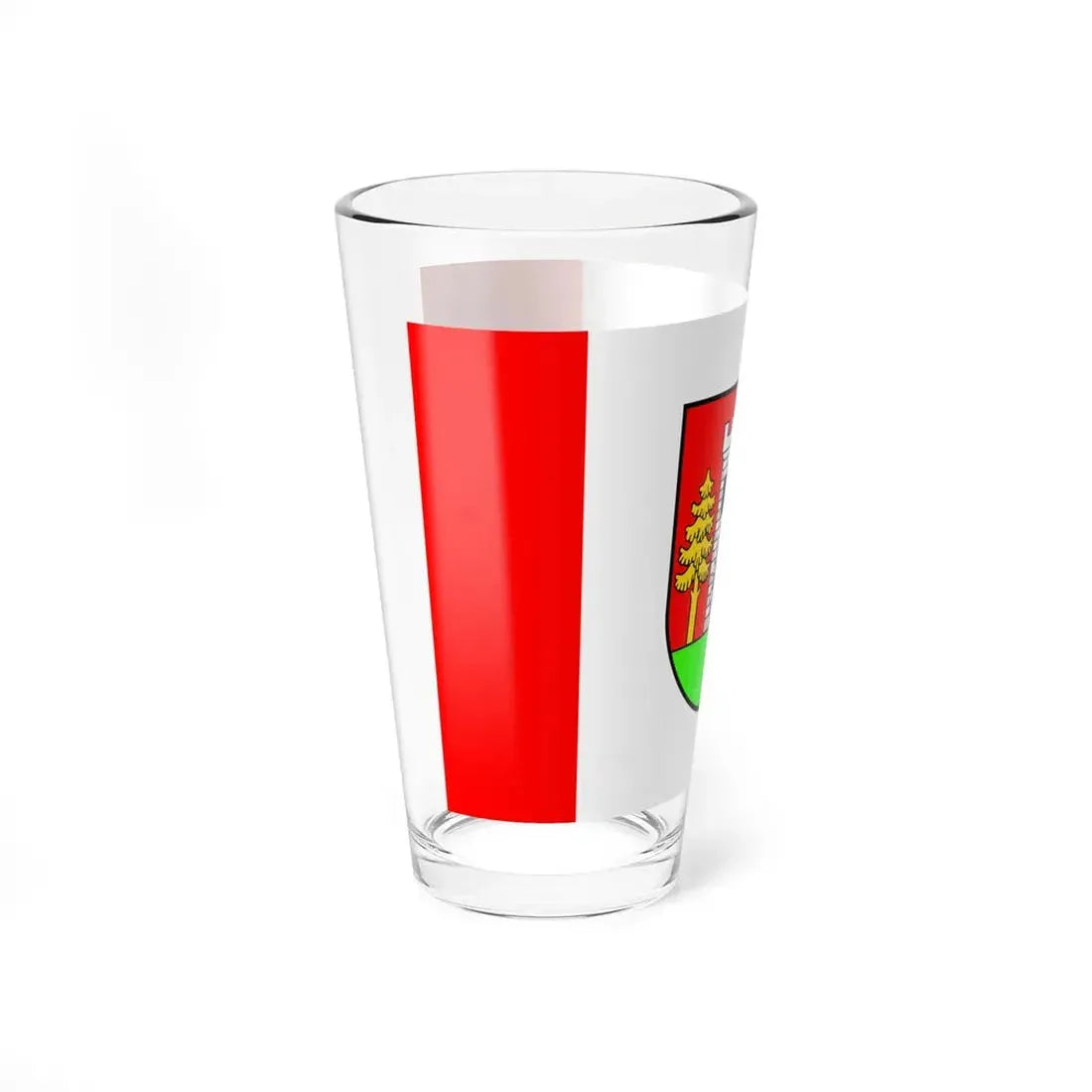 POL gmina Wielbark flag (Poland) Pint Glass 16oz - Go Mug Yourself