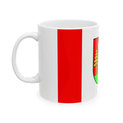 POL gmina Wielbark flag (Poland) White Coffee Mug - Go Mug Yourself