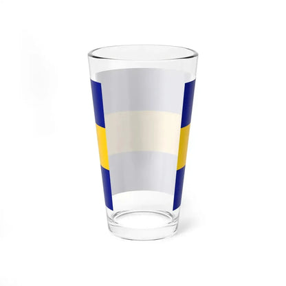 POL gmina Wieliszew flag (Poland) Pint Glass 16oz - Go Mug Yourself
