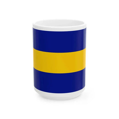 POL gmina Wieliszew flag (Poland) White Coffee Mug 15oz - Go Mug Yourself