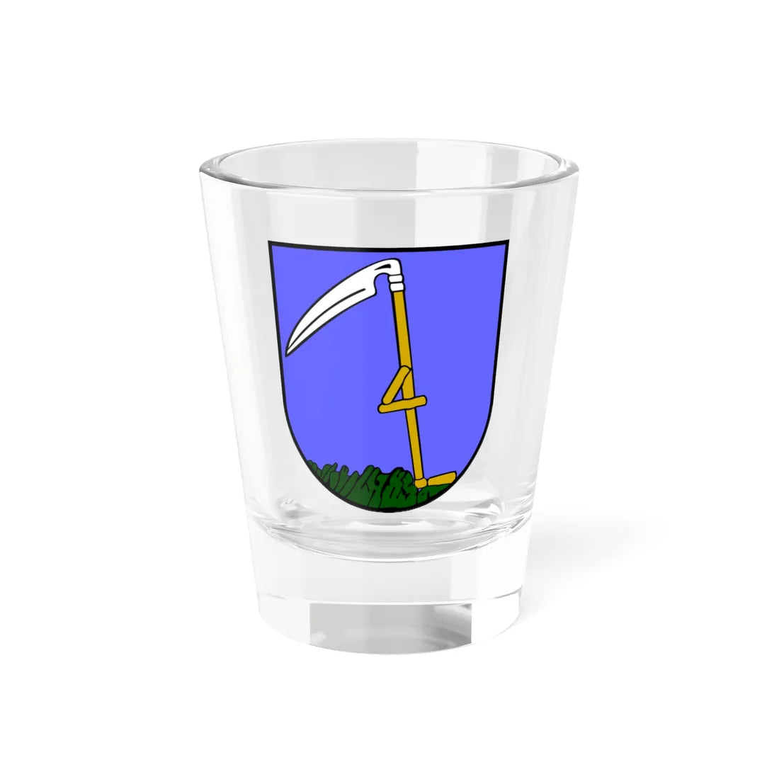 POL gmina Wielowieś COA dawny (Poland) (Coat of Arms) Shot Glass 1.5oz 1.5oz - Go Mug Yourself