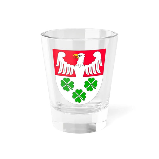 POL gmina Wierzchosławice COA (Poland) (Coat of Arms) Shot Glass 1.5oz 1.5oz - Go Mug Yourself