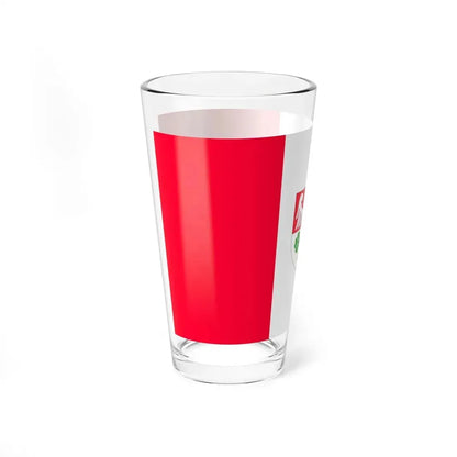 POL gmina Wierzchosławice flag (Poland) Pint Glass 16oz - Go Mug Yourself