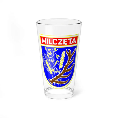 POL gmina Wilczęta COA (Poland) (Coat of Arms) Pint Glass 16oz 16oz - Go Mug Yourself