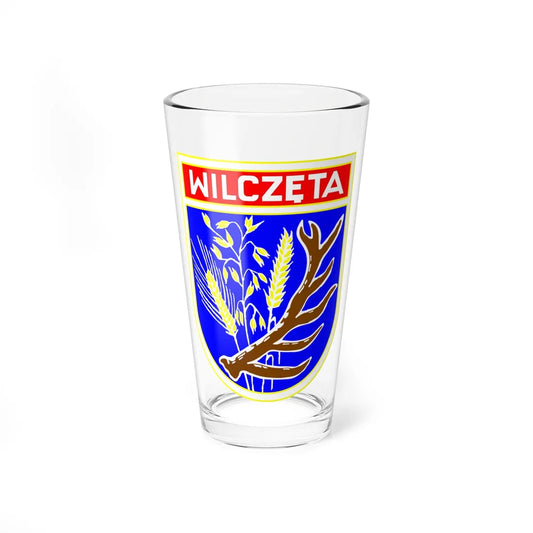 POL gmina Wilczęta COA (Poland) (Coat of Arms) Pint Glass 16oz 16oz - Go Mug Yourself