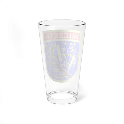 POL gmina Wilczęta COA (Poland) (Coat of Arms) Pint Glass 16oz - Go Mug Yourself