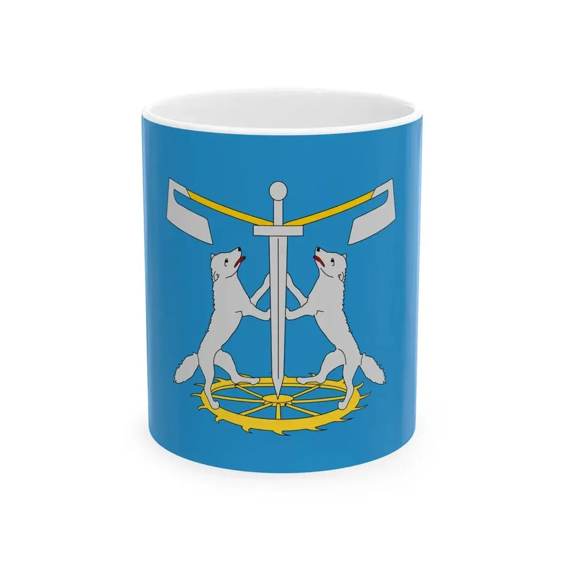 POL gmina Wilczyce flag (Poland) White Coffee Mug 11oz - Go Mug Yourself