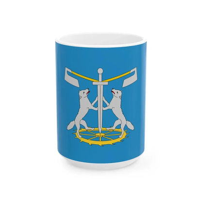 POL gmina Wilczyce flag (Poland) White Coffee Mug 15oz - Go Mug Yourself
