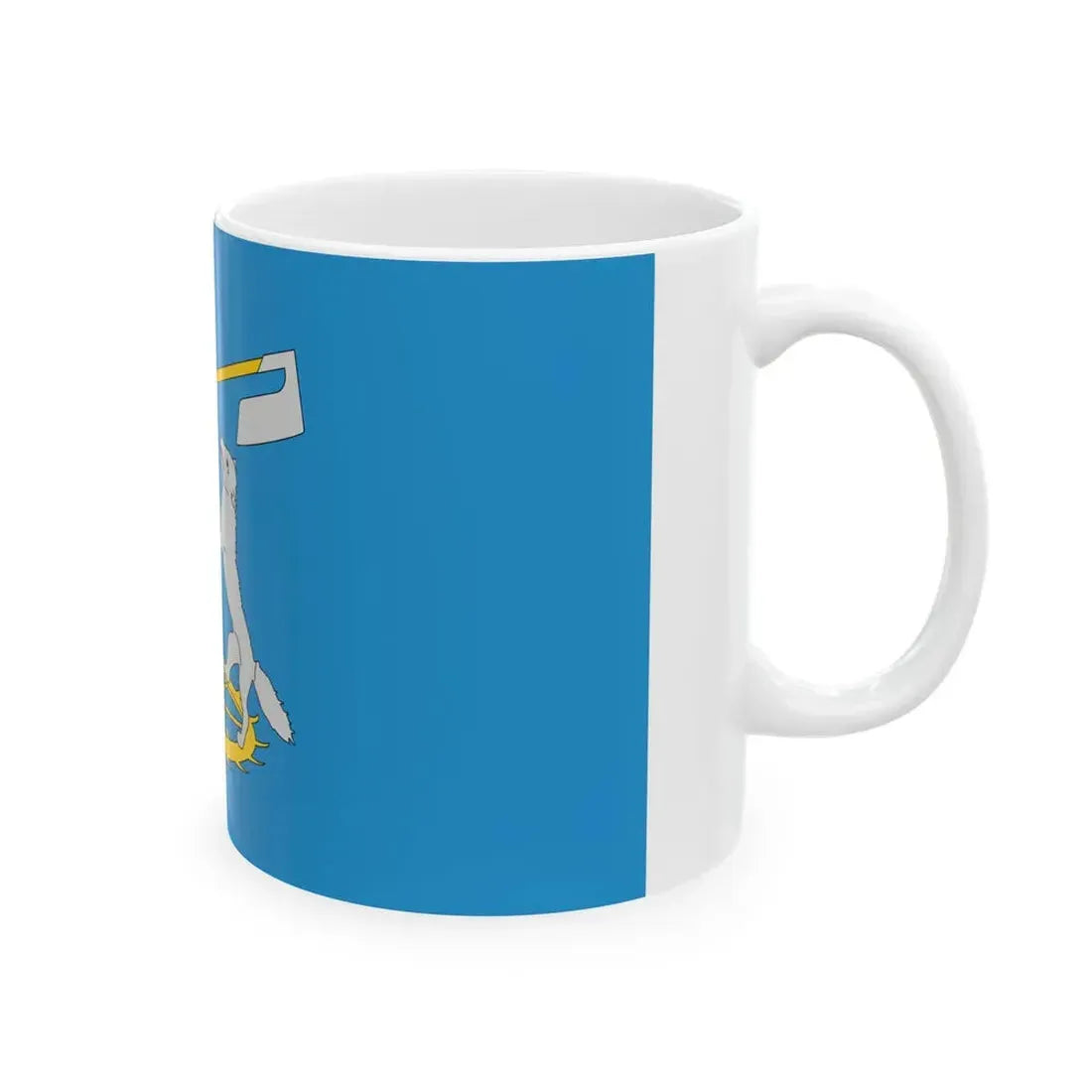 POL gmina Wilczyce flag (Poland) White Coffee Mug - Go Mug Yourself