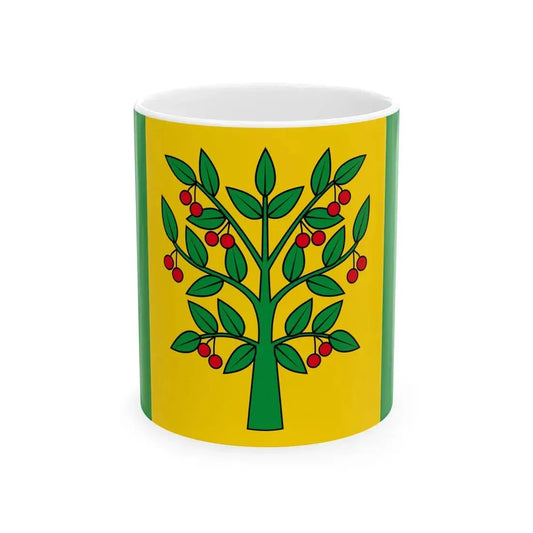 POL gmina Wisniew flag (Poland) White Coffee Mug 11oz - Go Mug Yourself
