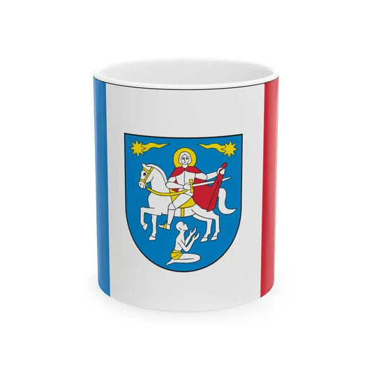POL Gmina Wisniowa powiat myslenicki Flag (Poland) White Coffee Mug 11oz - Go Mug Yourself