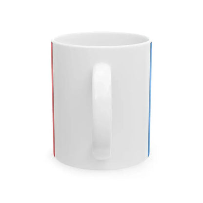 POL Gmina Wisniowa powiat myslenicki Flag (Poland) White Coffee Mug - Go Mug Yourself