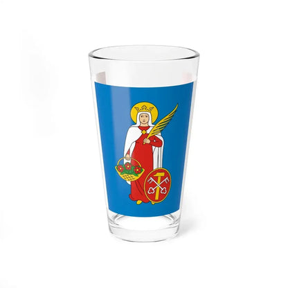 POL gmina Wolanow flag (Poland) Pint Glass 16oz 16oz - Go Mug Yourself