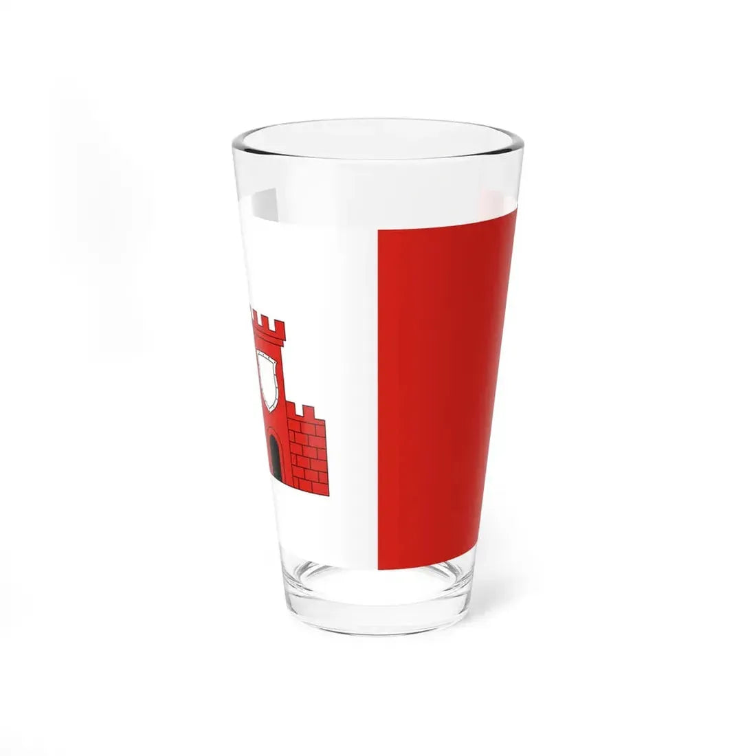 POL gmina Wysokie flag (Poland) Pint Glass 16oz 16oz - Go Mug Yourself