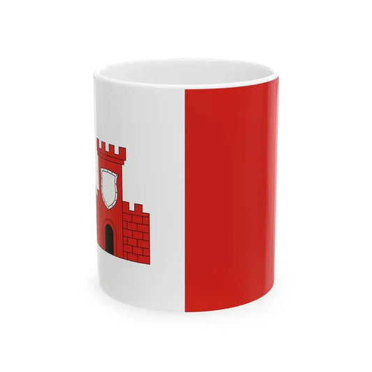 POL gmina Wysokie flag (Poland) White Coffee Mug 11oz - Go Mug Yourself