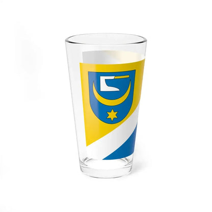 POL gmina Zabno flag (Poland) Pint Glass 16oz - Go Mug Yourself