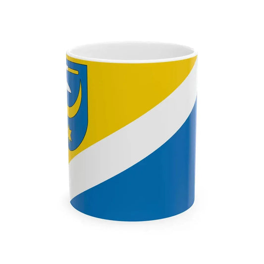 POL gmina Zabno flag (Poland) White Coffee Mug 11oz - Go Mug Yourself