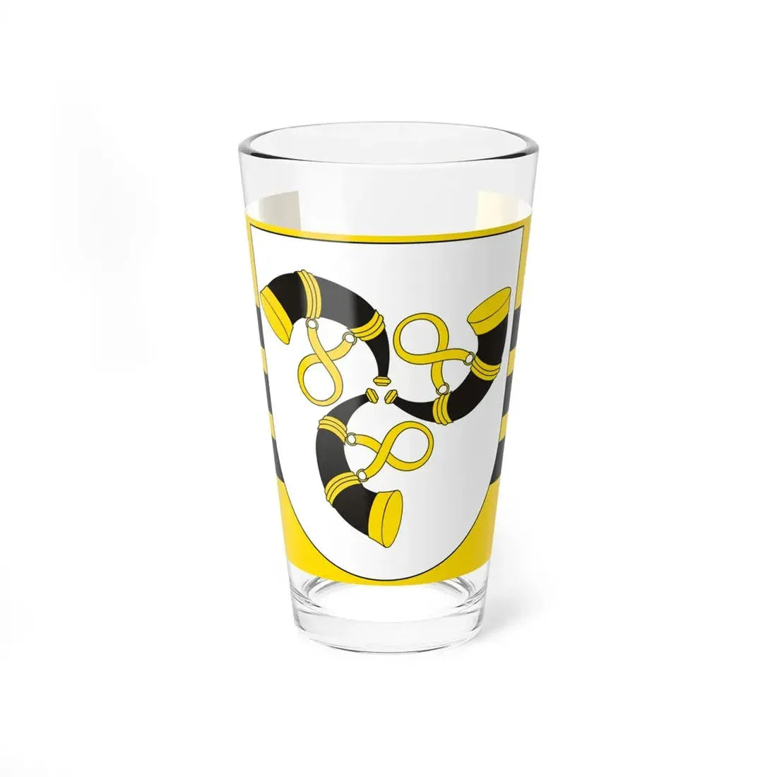 POL gmina Zakliczyn flag (Poland) Pint Glass 16oz 16oz - Go Mug Yourself