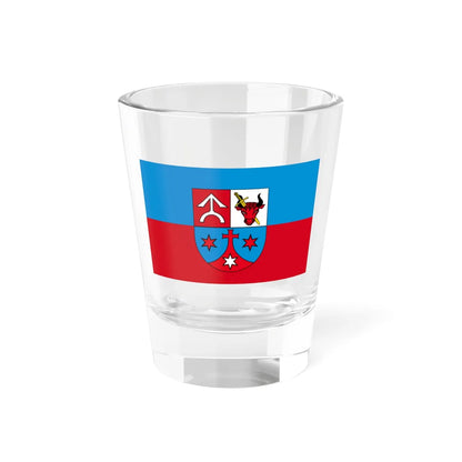 POL gmina Zakrzewo powiat aleksandrowski flag (Poland) Shot Glass 1.5oz 1.5oz - Go Mug Yourself