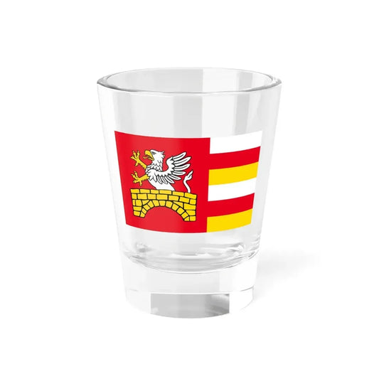 POL gmina Zamosc flag (Poland) Shot Glass 1.5oz 1.5oz - Go Mug Yourself