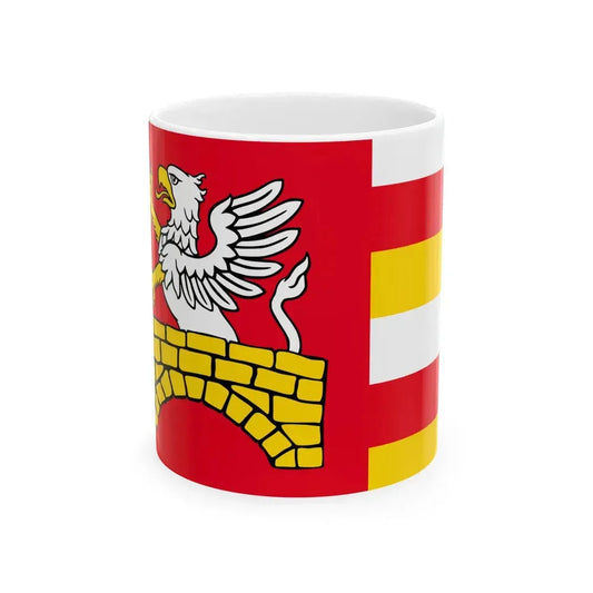 POL gmina Zamosc flag (Poland) White Coffee Mug 11oz - Go Mug Yourself