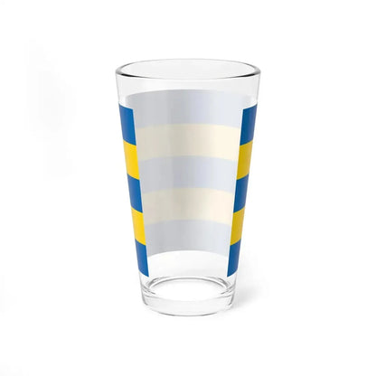POL gmina Zgorzelec flag (Poland) Pint Glass 16oz - Go Mug Yourself