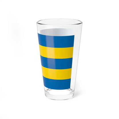 POL gmina Zgorzelec flag (Poland) Pint Glass 16oz - Go Mug Yourself