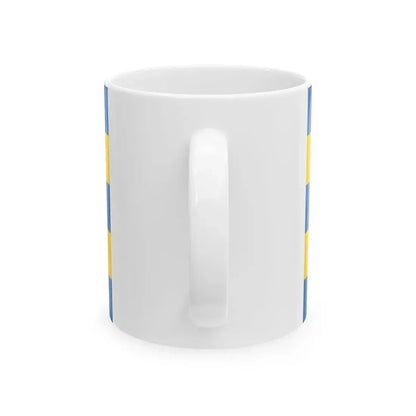 POL gmina Zgorzelec flag (Poland) White Coffee Mug - Go Mug Yourself