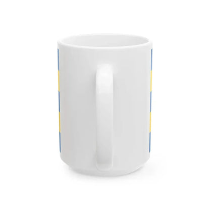 POL gmina Zgorzelec flag (Poland) White Coffee Mug - Go Mug Yourself