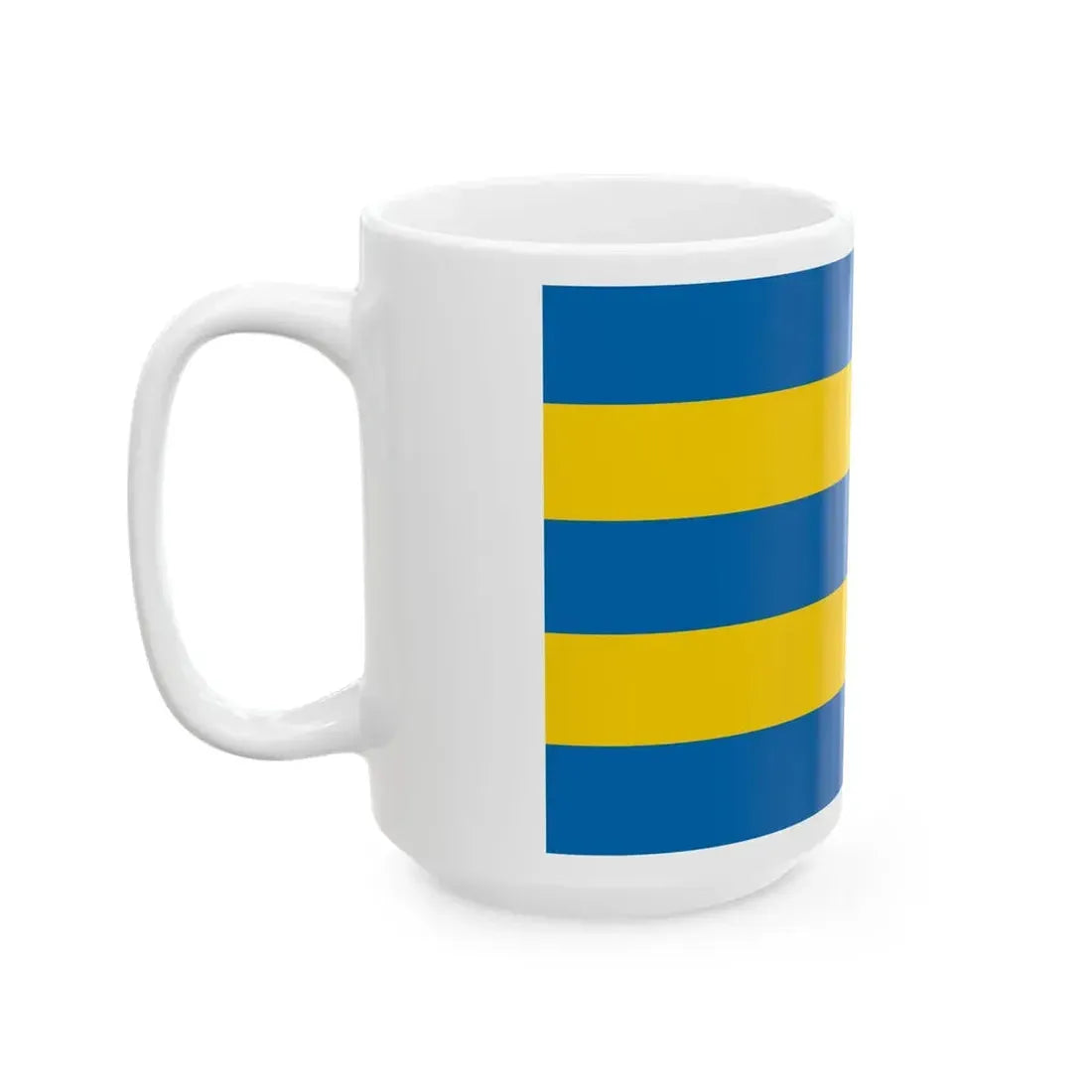 POL gmina Zgorzelec flag (Poland) White Coffee Mug - Go Mug Yourself