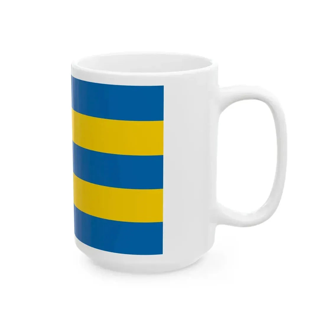POL gmina Zgorzelec flag (Poland) White Coffee Mug - Go Mug Yourself