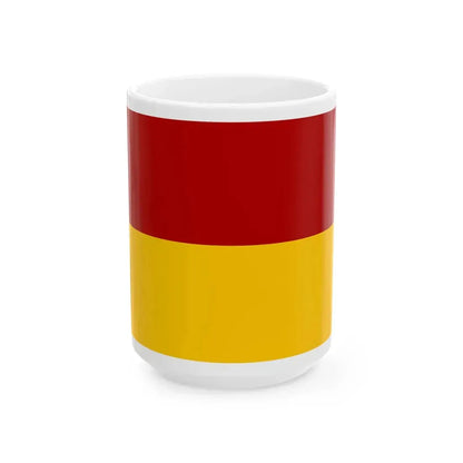 POL gmina Zukowice flag (Poland) White Coffee Mug 15oz - Go Mug Yourself