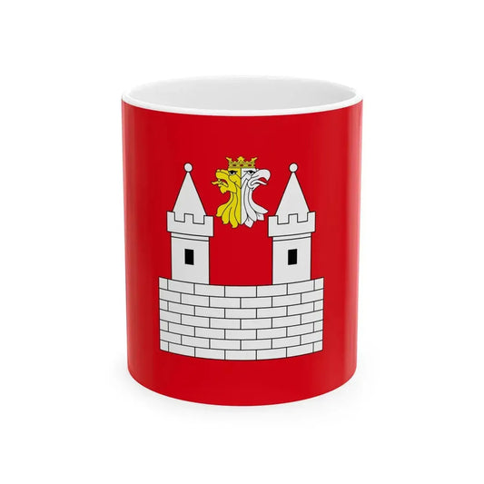 POL Gniewkowo flag (Poland) White Coffee Mug 11oz - Go Mug Yourself