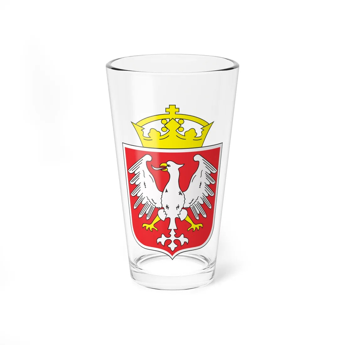 POL Gniezno COA (Poland) (Coat of Arms) Pint Glass 16oz 16oz - Go Mug Yourself