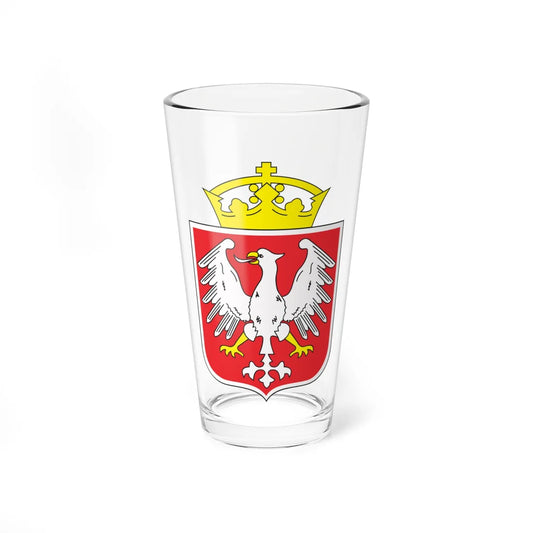 POL Gniezno COA (Poland) (Coat of Arms) Pint Glass 16oz 16oz - Go Mug Yourself