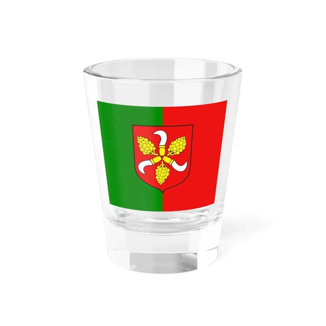 POL Głogowek flag (Poland) Shot Glass 1.5oz 1.5oz - Go Mug Yourself