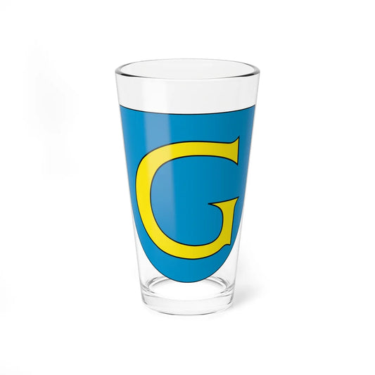 POL Głogów Małopolski COA (Poland) (Coat of Arms) Pint Glass 16oz 16oz - Go Mug Yourself