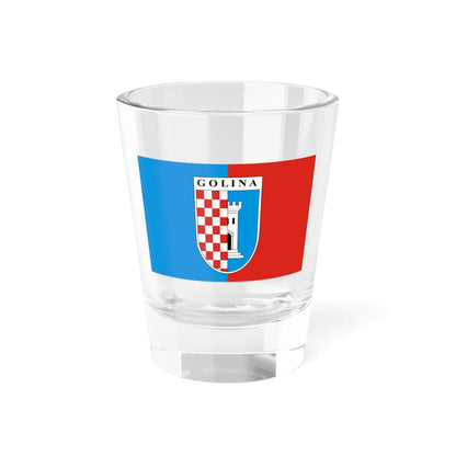 POL Golina flag (Poland) Shot Glass 1.5oz 1.5oz - Go Mug Yourself