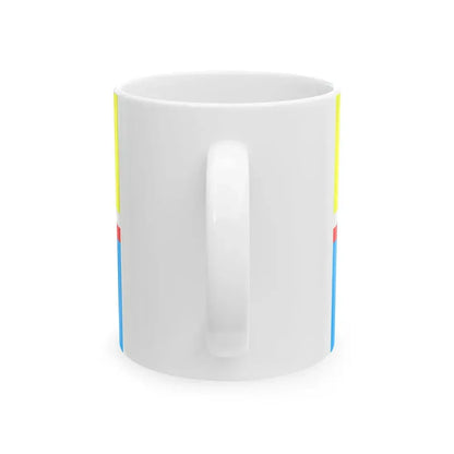 POL Gora Kalwaria flag (Poland) White Coffee Mug - Go Mug Yourself