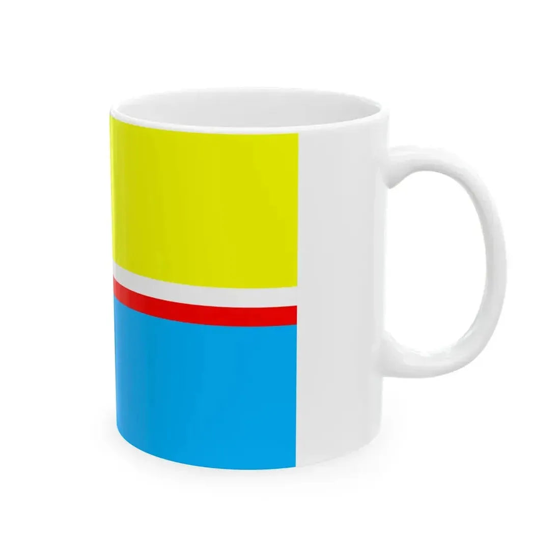 POL Gora Kalwaria flag (Poland) White Coffee Mug - Go Mug Yourself