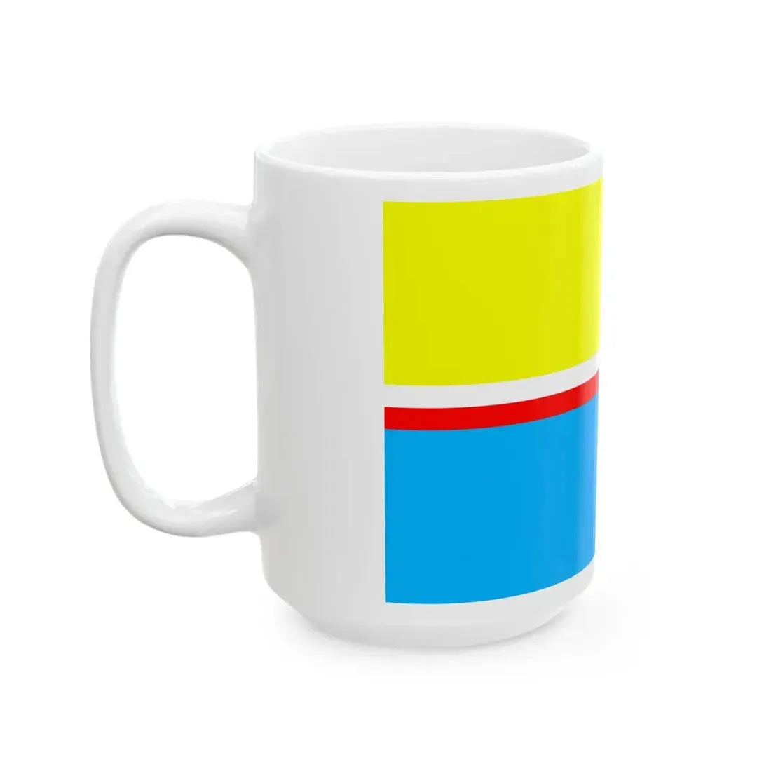POL Gora Kalwaria flag (Poland) White Coffee Mug - Go Mug Yourself