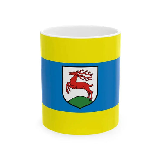POL Gorzow Slaski flag (Poland) White Coffee Mug 11oz - Go Mug Yourself