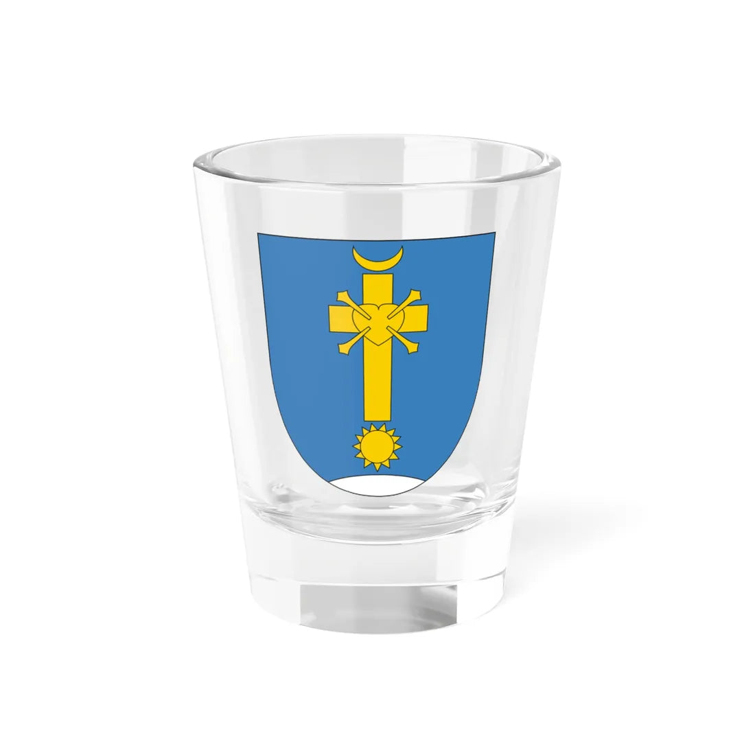 POL Góra Kalwaria COA (Poland) (Coat of Arms) Shot Glass 1.5oz 1.5oz - Go Mug Yourself